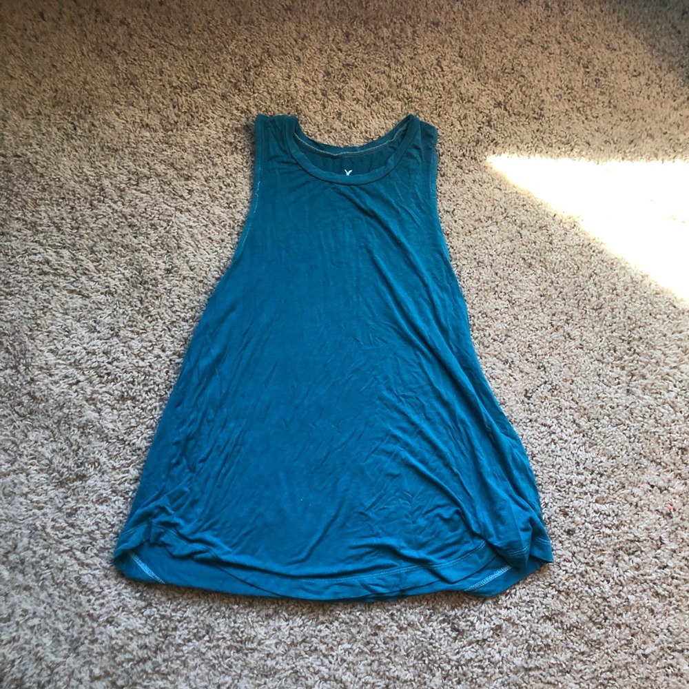 Blue tank top